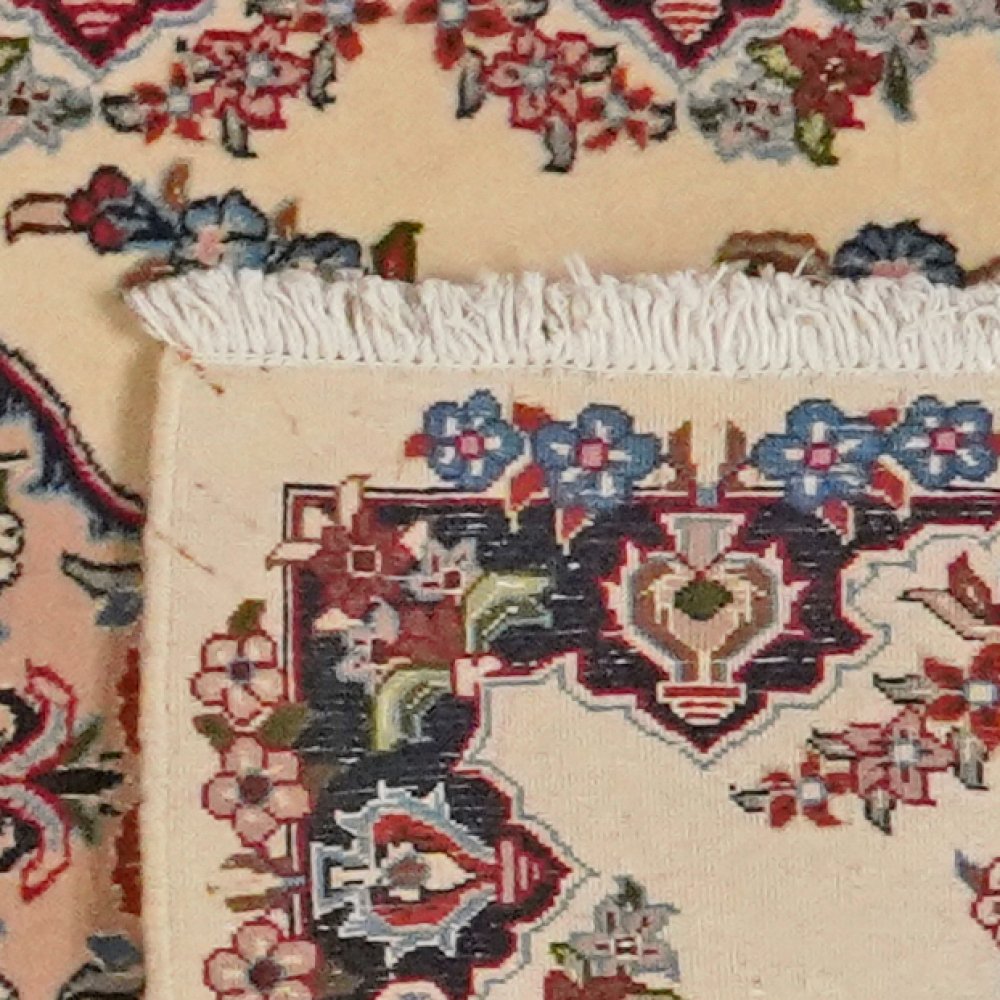 Sarough — Hand-knotted, 70x297 cm, Beige, 100% Virgin Wool | View 6