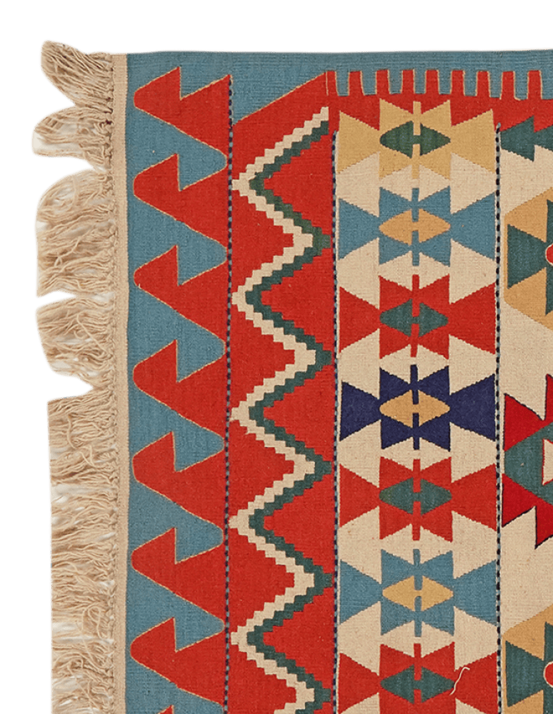 Kelim — Handmade, 113x156 cm, Multicolor, 100% Virgin Wool | View 3