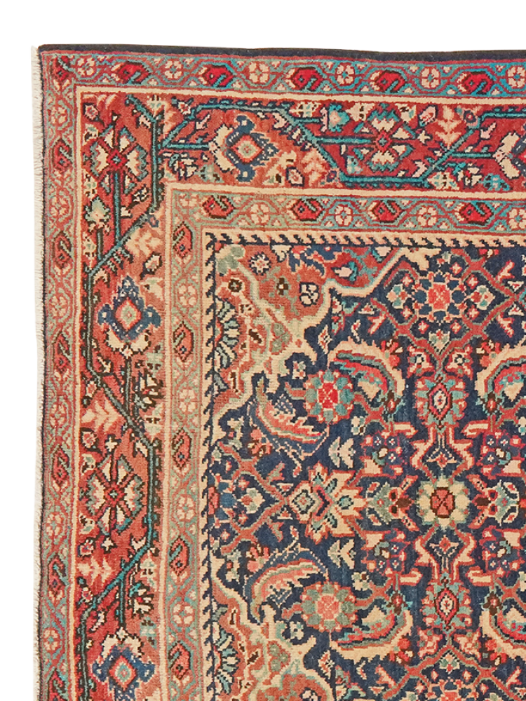Meshkabad — Handgefertigt, 215x127 cm, Rot, 100% Virgin Wool | View 4