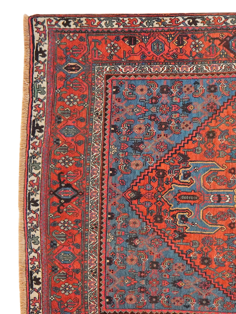 Bidjar — Handgefertigt, 232x139 cm, Rot, 100% Virgin Wool | View 4