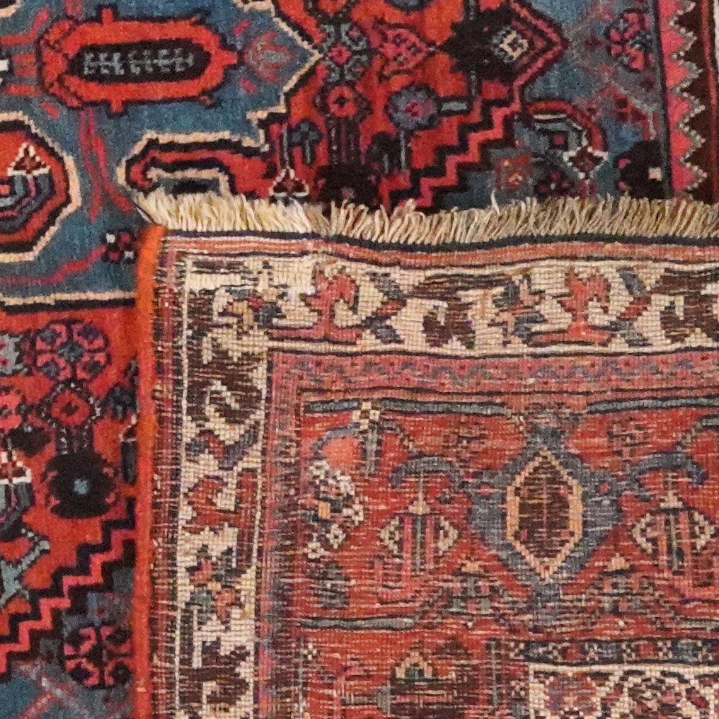 Bidjar — Hand-knotted, 139x232 cm, Red, 100% Virgin Wool | View 6