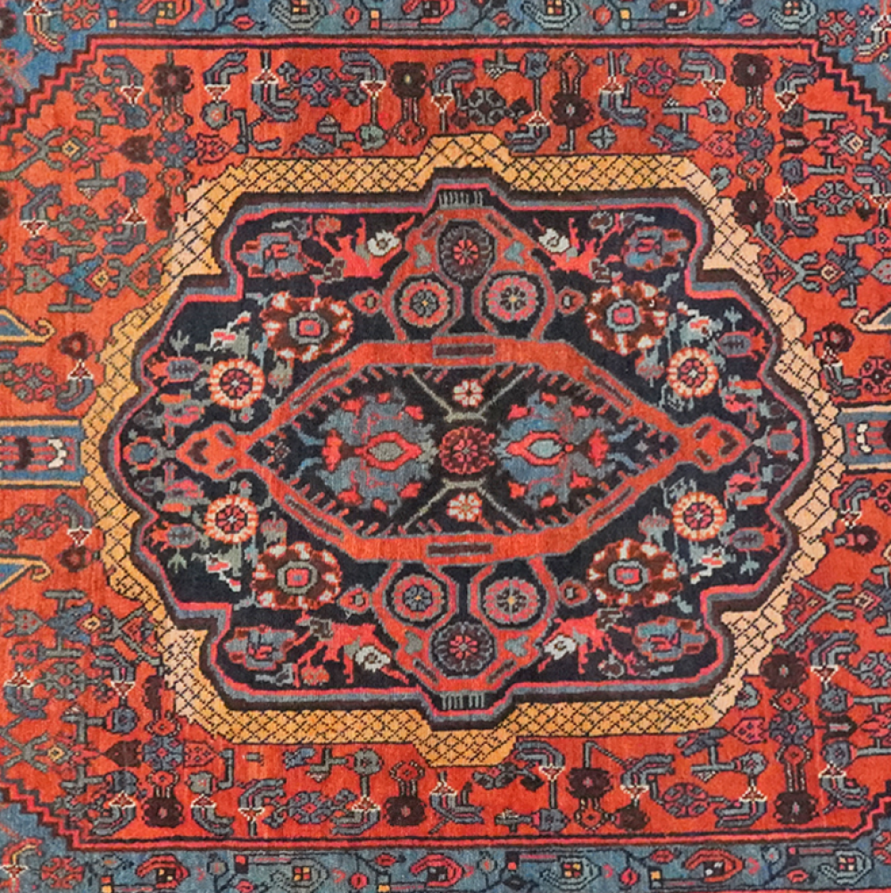 Bidjar — Handgefertigt, 232x139 cm, Rot, 100% Virgin Wool | View 5