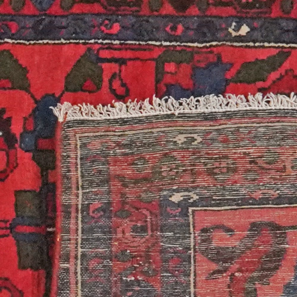 Mehreban — Hand-knotted, 89x479 cm, Red, 100% Virgin Wool | View 6