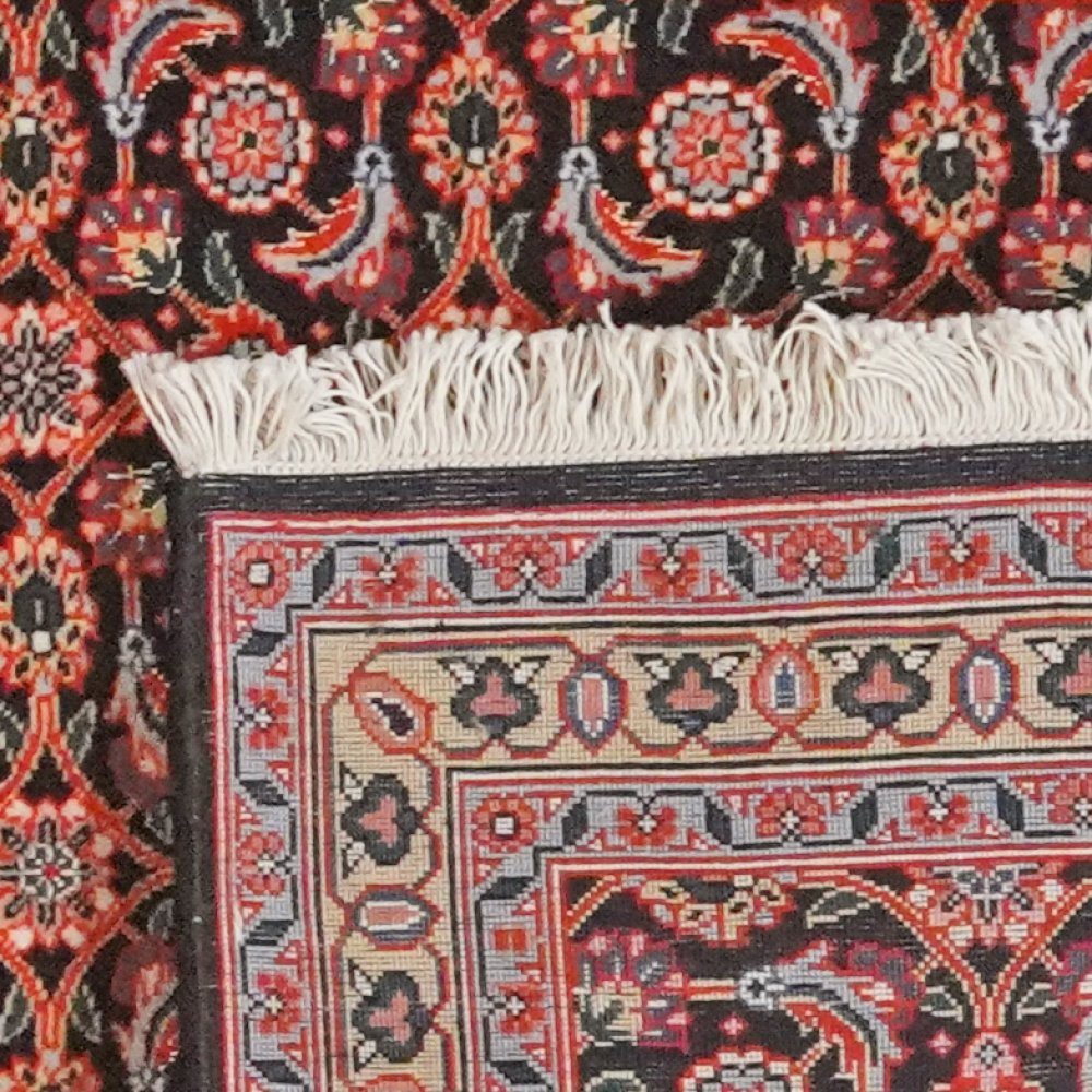 Tabriz 50 Raj — Hand-knotted, 66x198 cm, Blue, 100% Virgin Wool | View 6