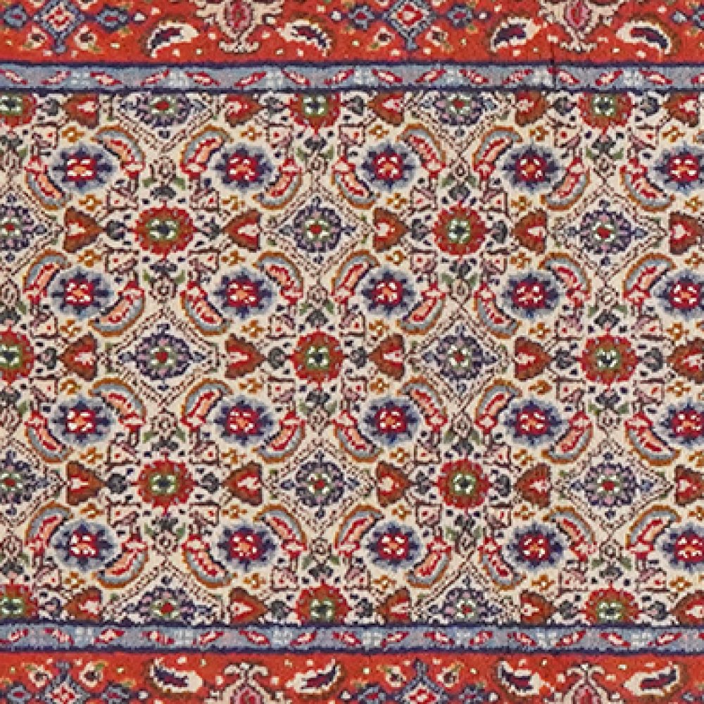 Moud Mahi — Hand-knotted, 50x196 cm, Beige, 100% Virgin Wool | View 4