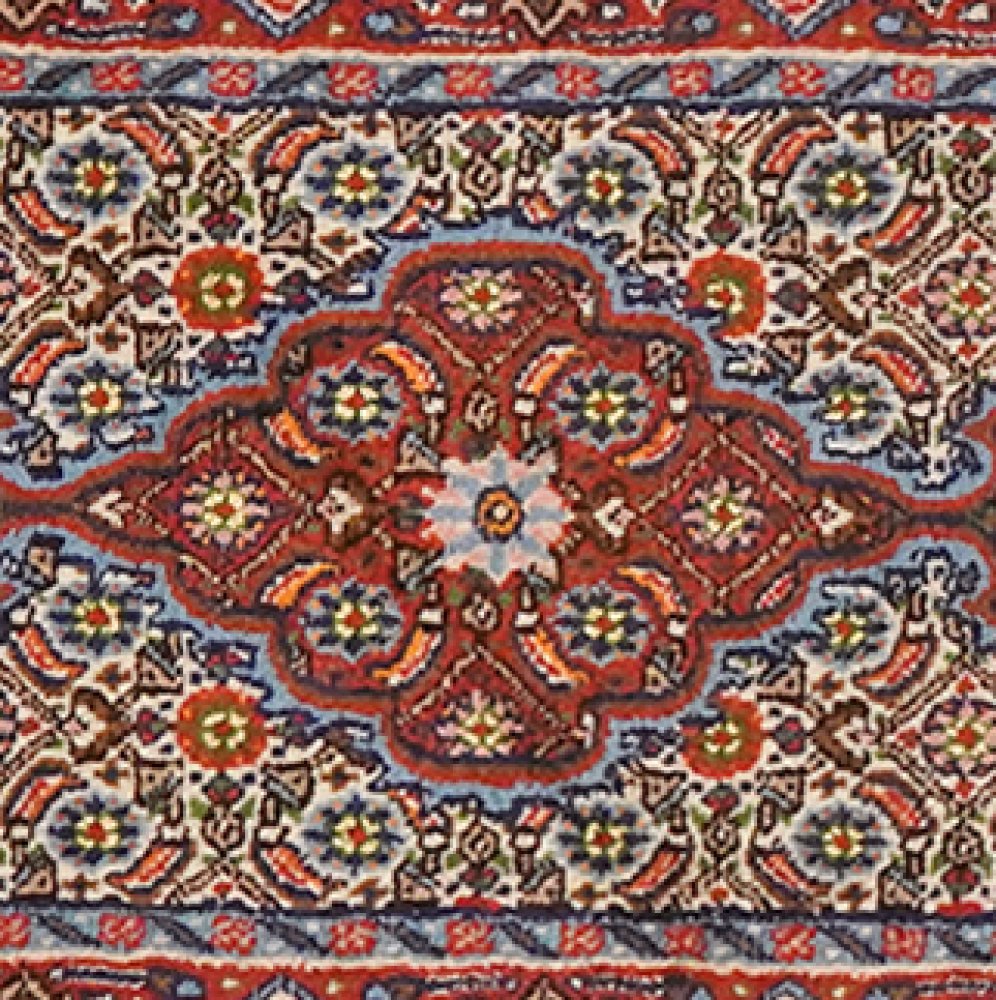 Moud Mahi — Hand-knotted, 49x200 cm, Beige, 100% Virgin Wool | View 4
