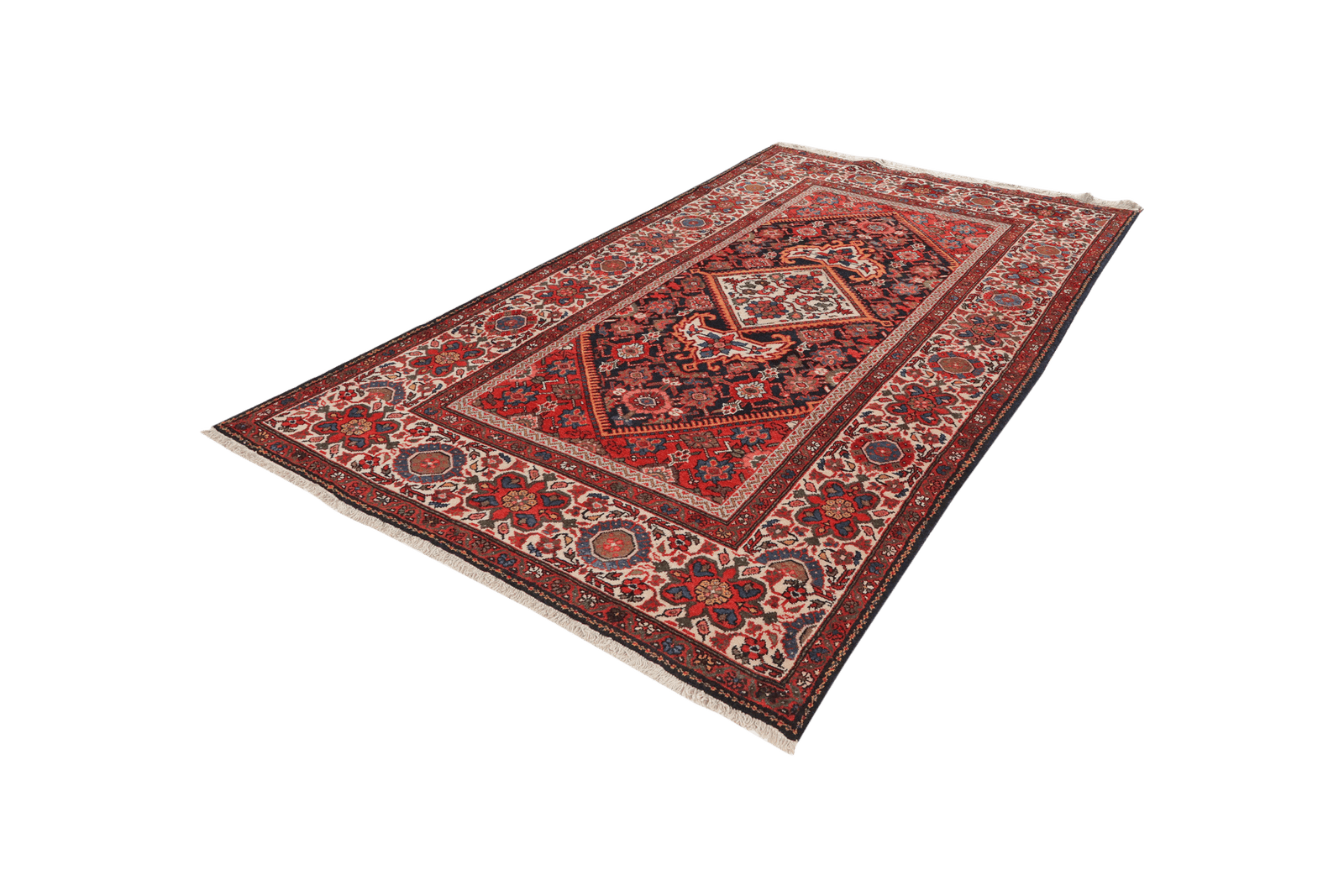 Farahan — Hand-knotted, 159x264 cm, Blue, 100% Virgin Wool | View 5