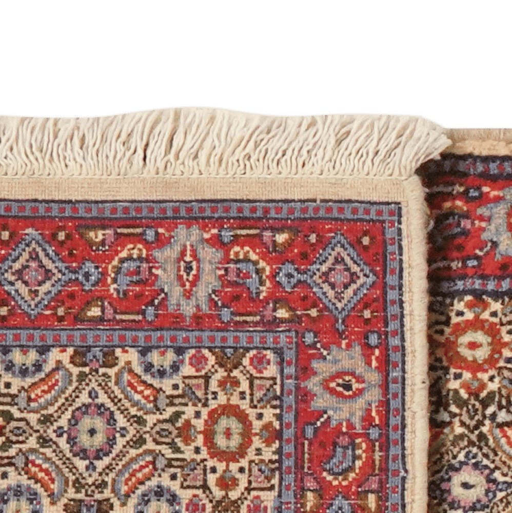Moud Mahi — Hand-knotted, 53x202 cm, Beige, 100% Virgin Wool | View 6