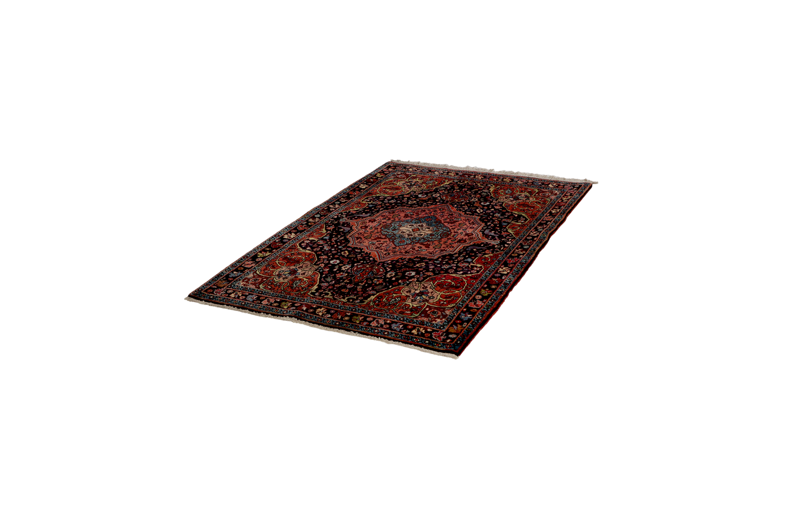 Bidjar — Handgefertigt, 159x113 cm, Blau, 100% Virgin Wool | View 6