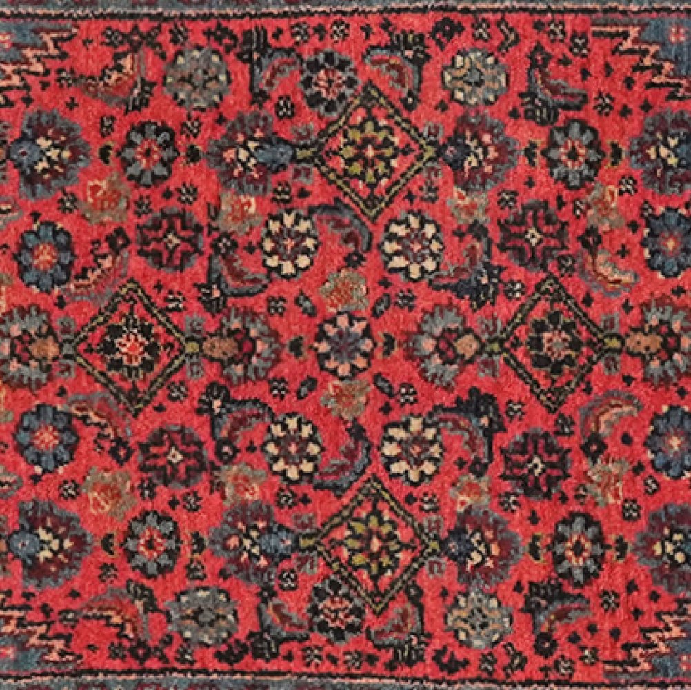 Mehreban — Hand-knotted, 62x74 cm, Red, 100% Virgin Wool | View 4
