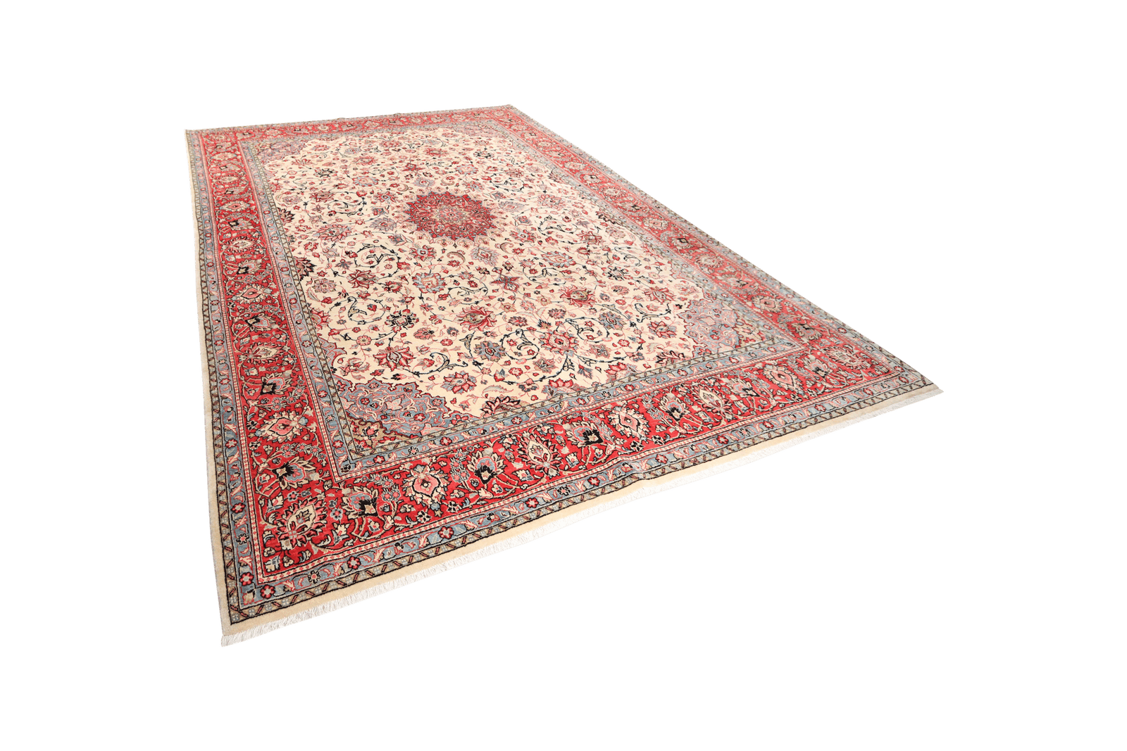 Sarough — Hand-knotted, 275x367 cm, Beige, 100% Virgin Wool | View 5