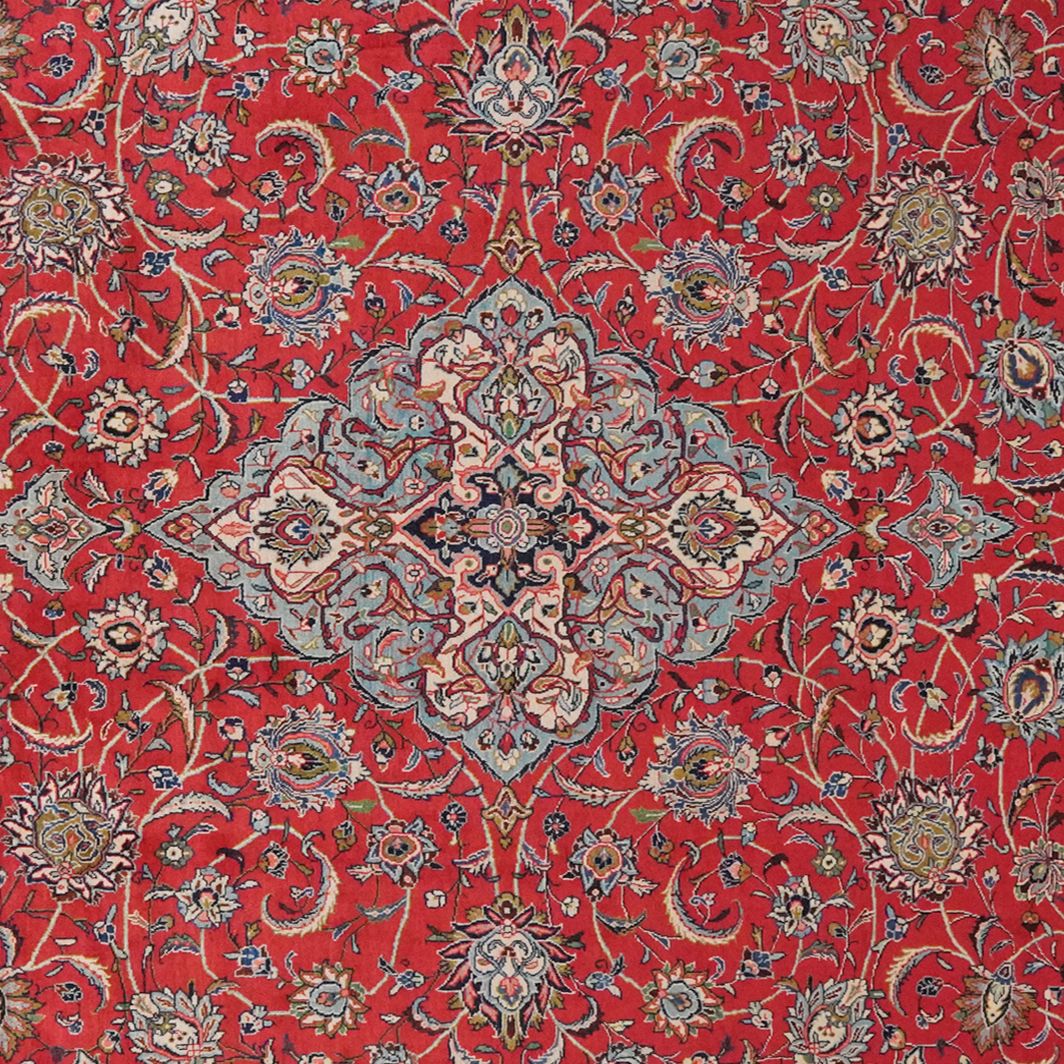 Sarough — Handgefertigt, 368x275 cm, Beige, 100% Virgin Wool | View 5