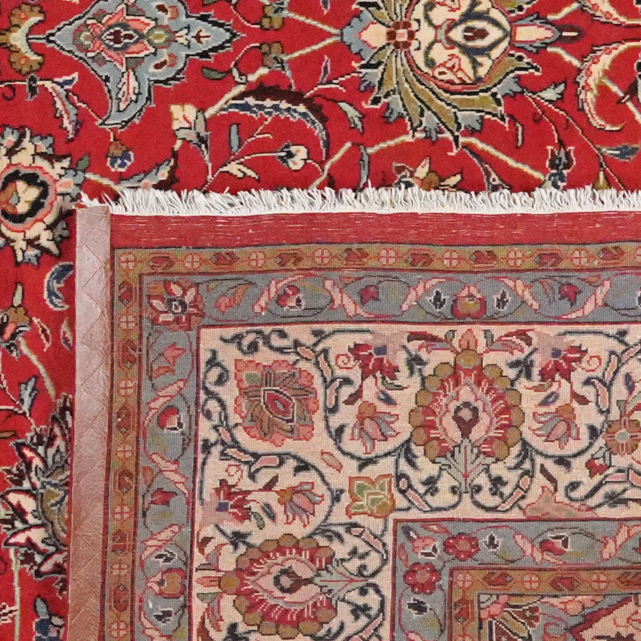 Sarough — Handgefertigt, 368x275 cm, Beige, 100% Virgin Wool | View 7
