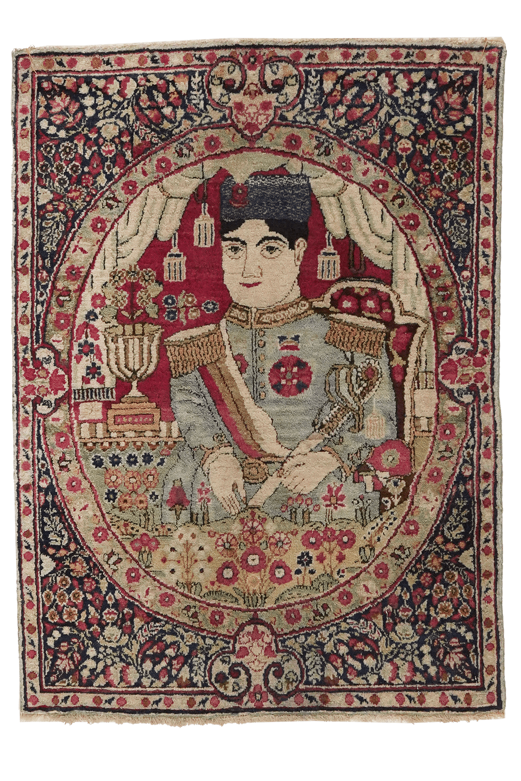 Kirman — Hand-knotted, 54x77 cm, Multicolor, 100% Virgin Wool | Main view