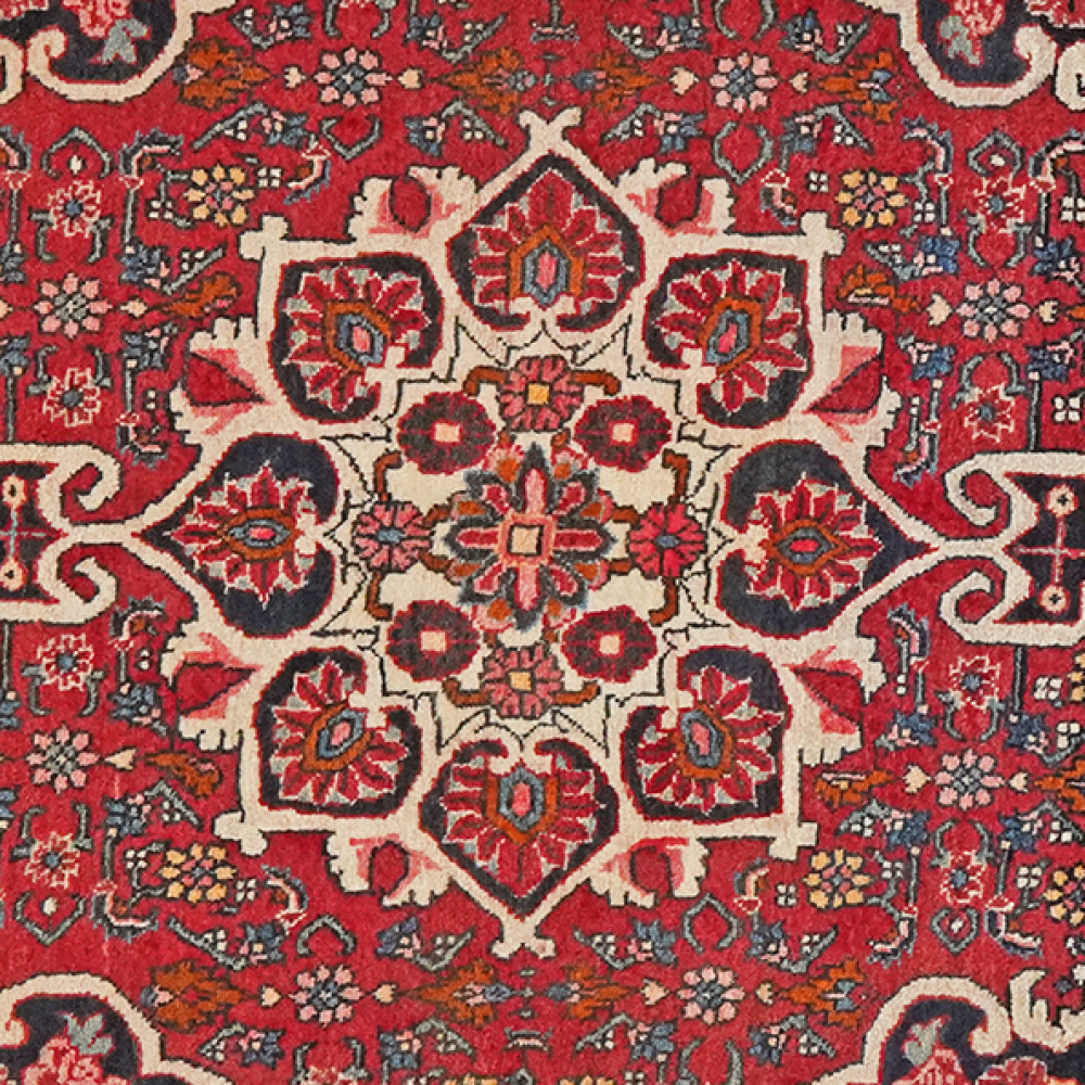 Bidjar — Handgefertigt, 153x105 cm, Blau, 100% Virgin Wool | View 5