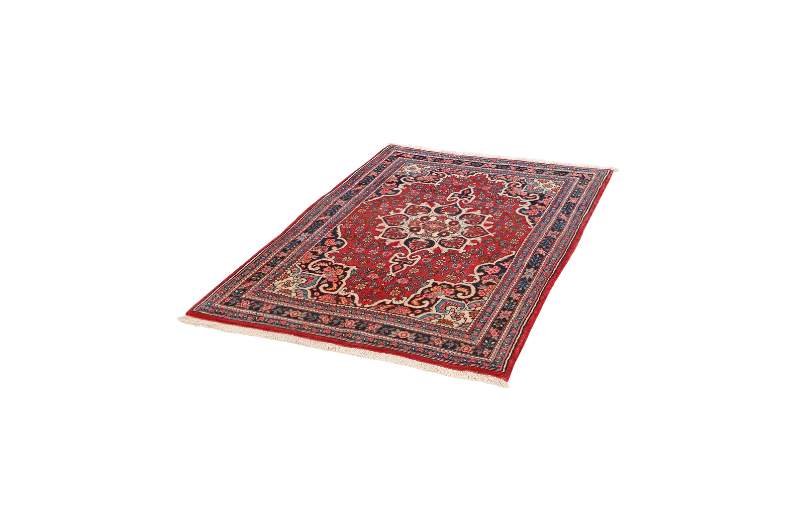 Bidjar — Handgefertigt, 153x105 cm, Blau, 100% Virgin Wool | View 6