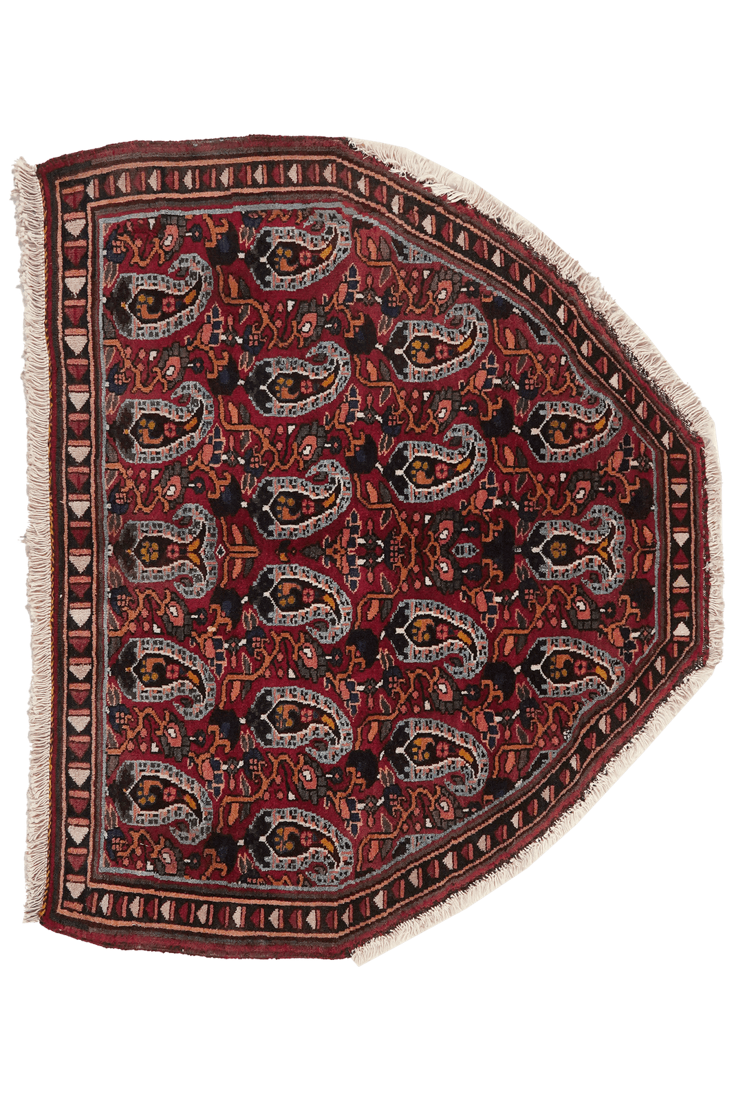 Toudeshk — Hand-knotted, 75x93 cm, Red, 100% Virgin Wool | Main view