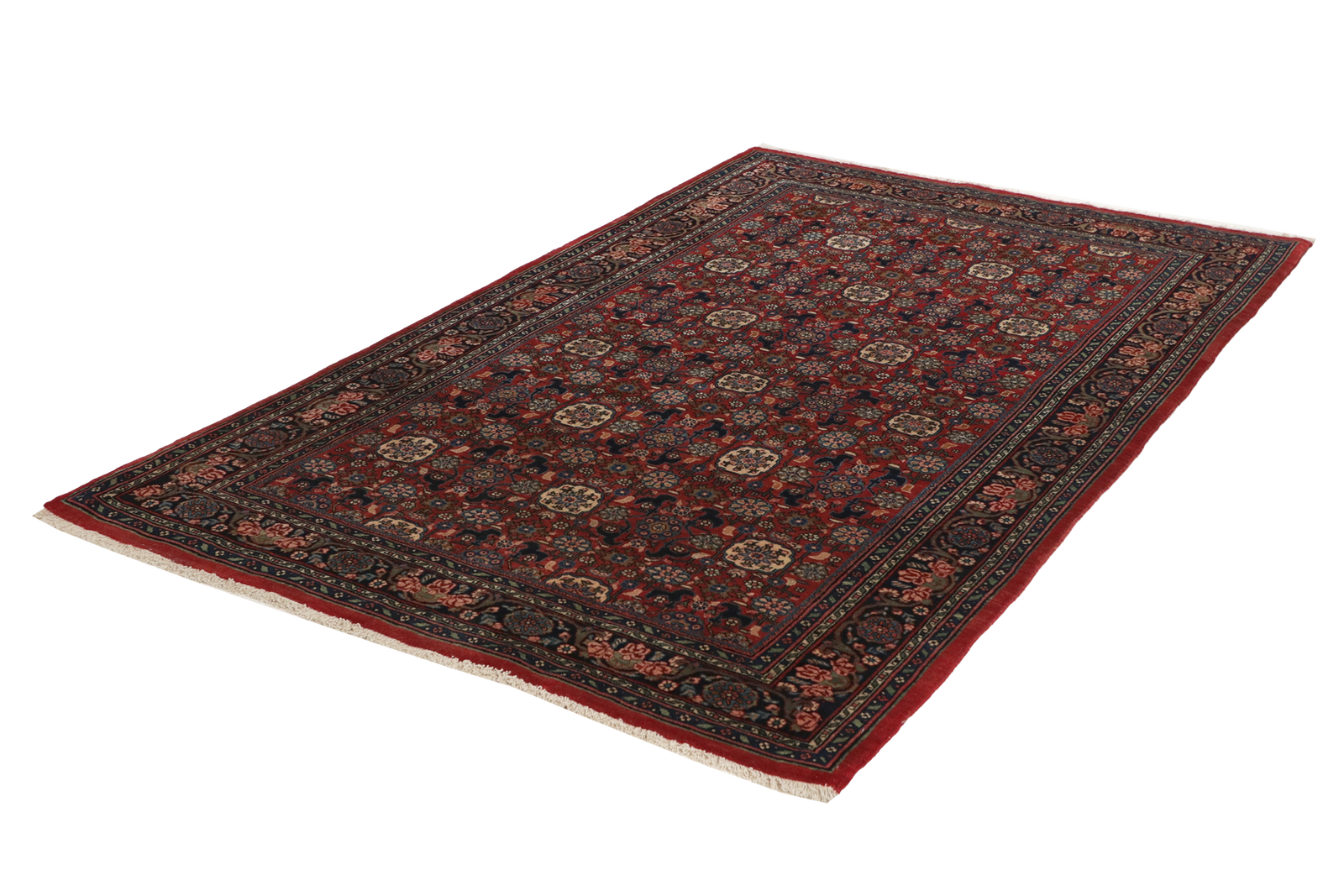 Bidjar — Handgefertigt, 217x138 cm, Blau, 100% Virgin Wool | View 7