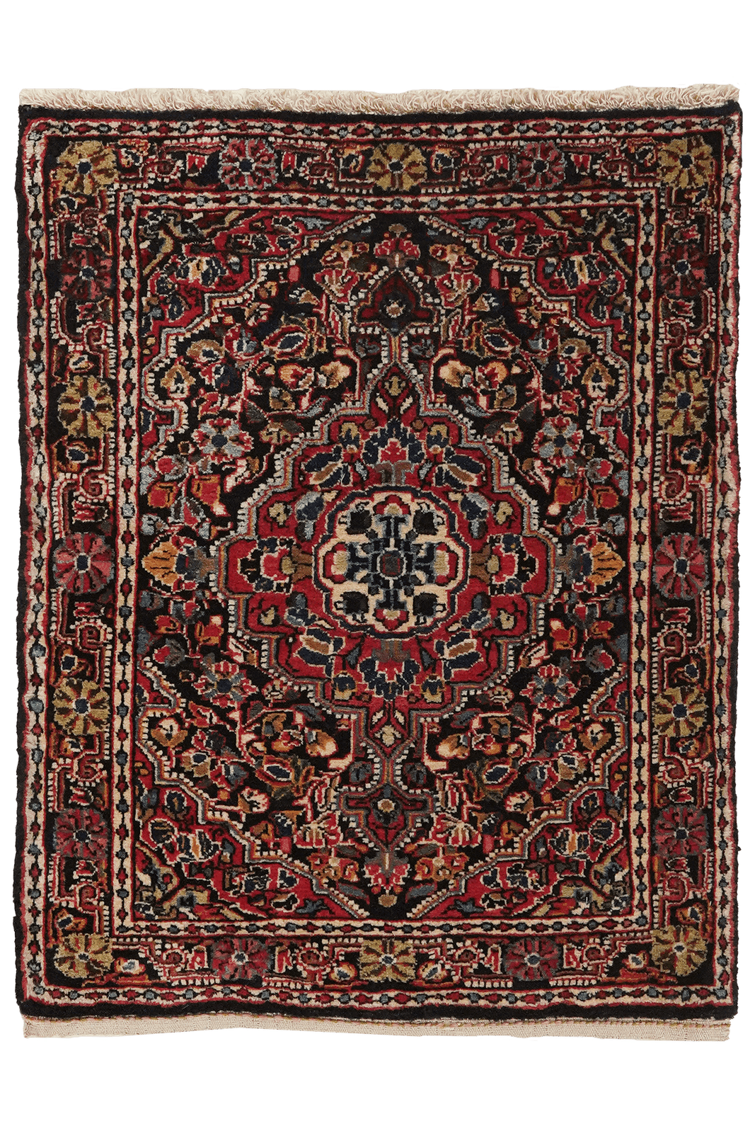 Djozan — Hand-knotted, 62x77 cm, Blue, 100% Virgin Wool | Main view