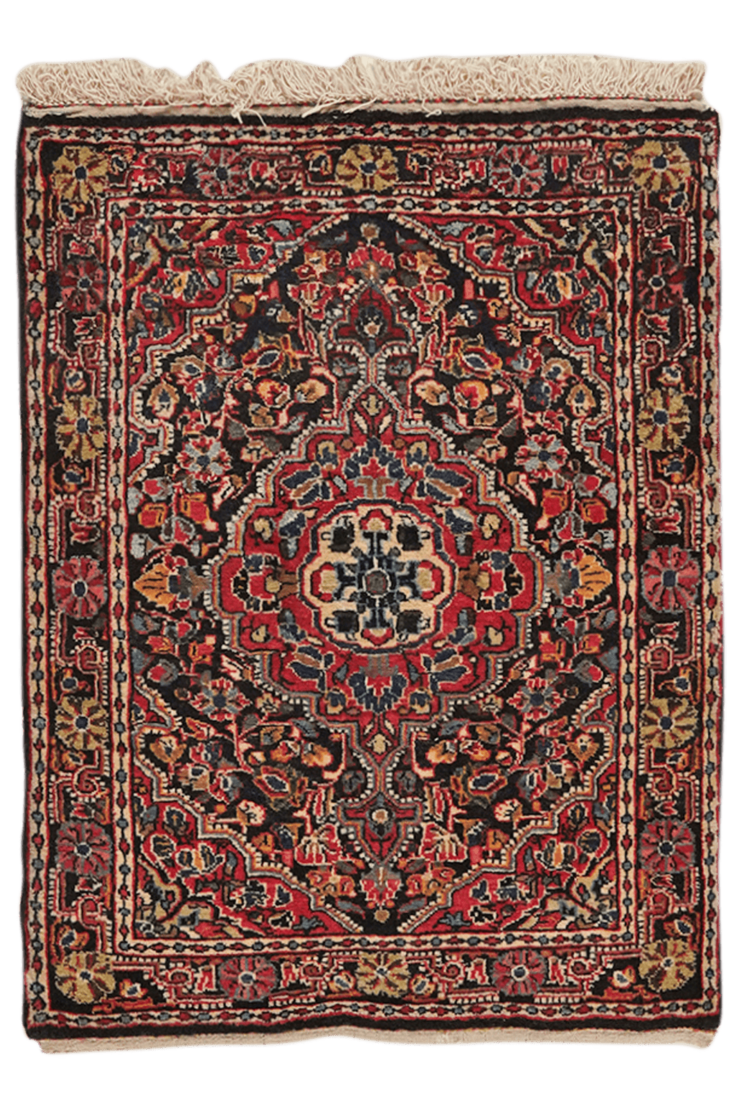 Djozan — Hand-knotted, 60x78 cm, Blue, 100% Virgin Wool | Main view