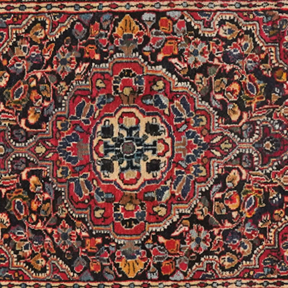 Djozan — Hand-knotted, 60x78 cm, Blue, 100% Virgin Wool | View 4
