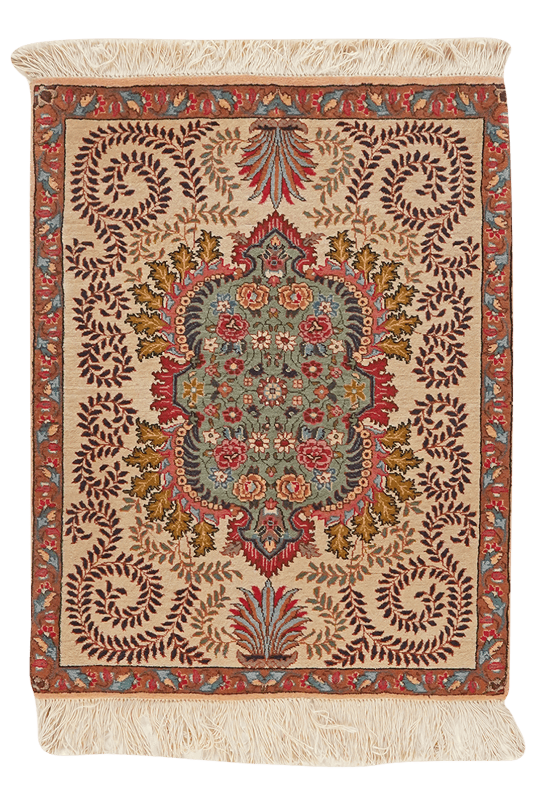 Tabriz Old — Hand-knotted, 64x84 cm, Beige, 100% Virgin Wool | Main view