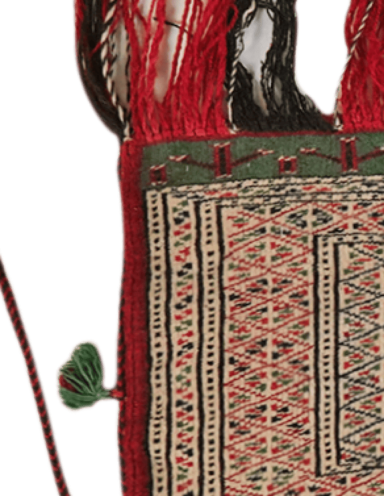 Tasche — Handmade, 86x35 cm, Green, 100% Virgin Wool | View 3