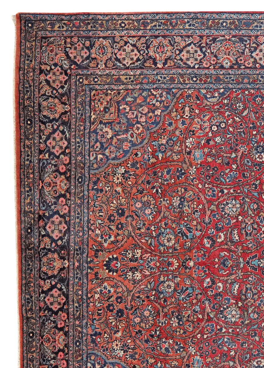 Ekbatan — Hand-knotted, 264x366 cm, Red, 100% Virgin Wool | View 3