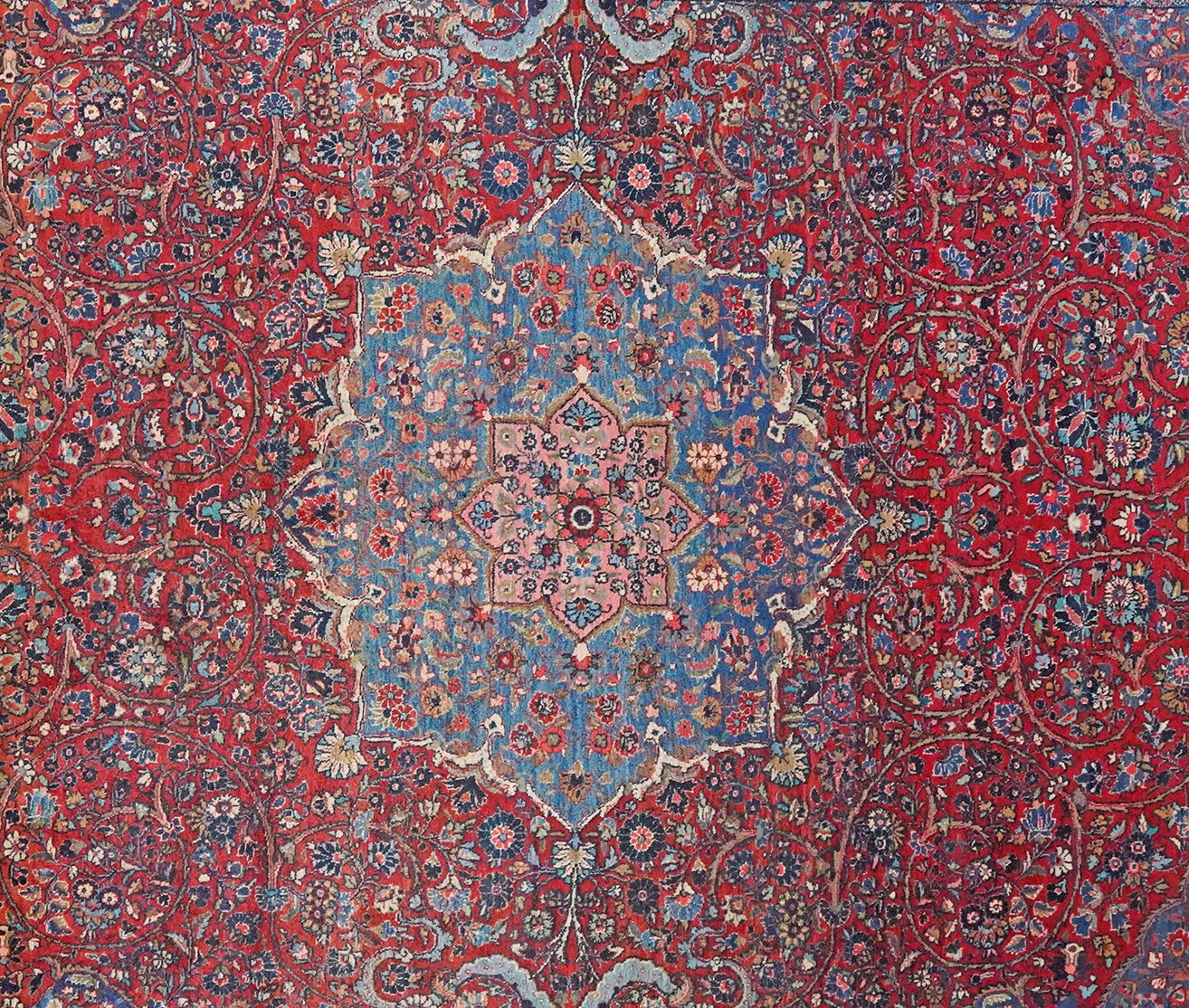 Ekbatan — Hand-knotted, 264x366 cm, Red, 100% Virgin Wool | View 4