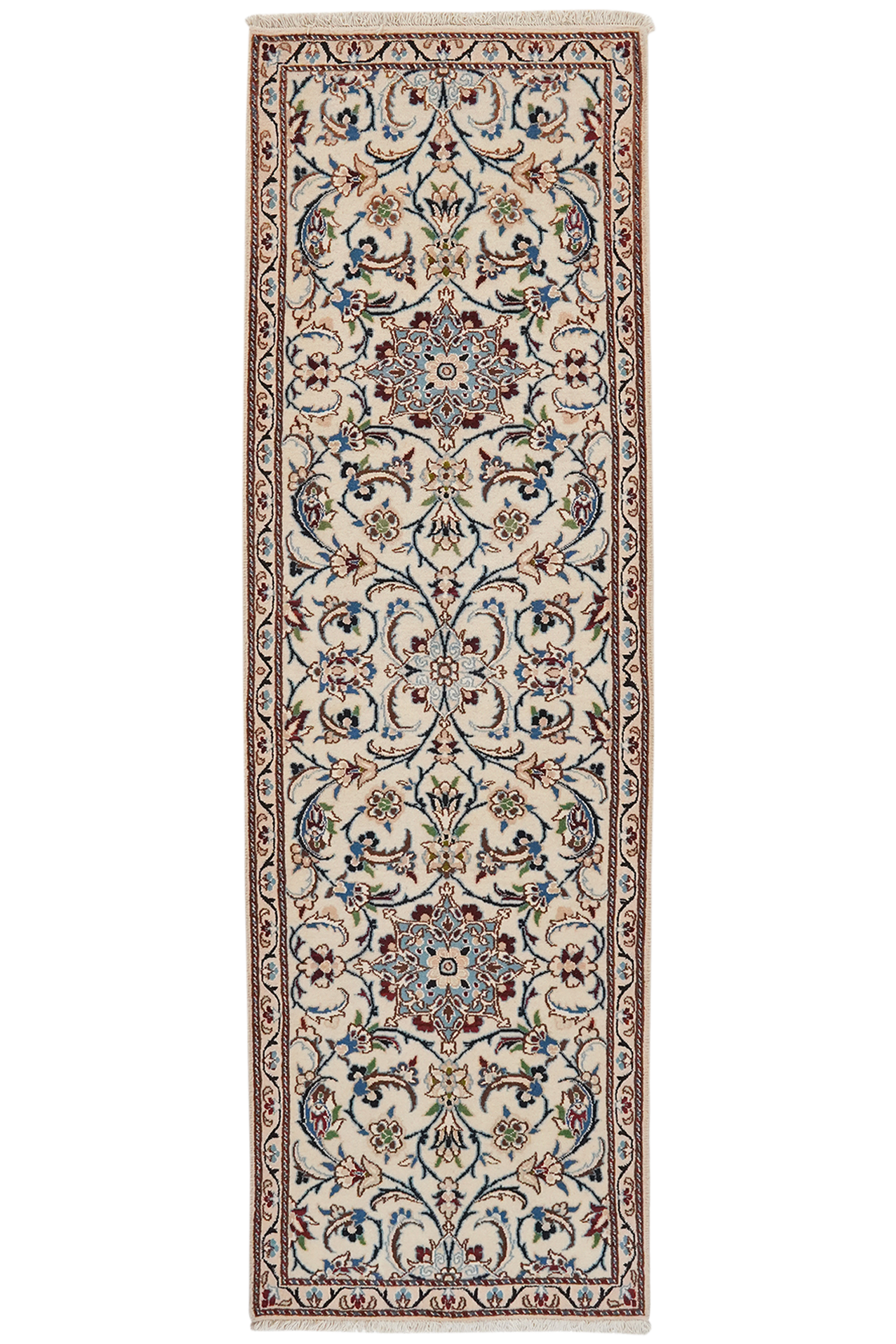 Nain 9La — Handgefertigt, 195x60 cm, Beige, 100% Virgin Wool | Main view