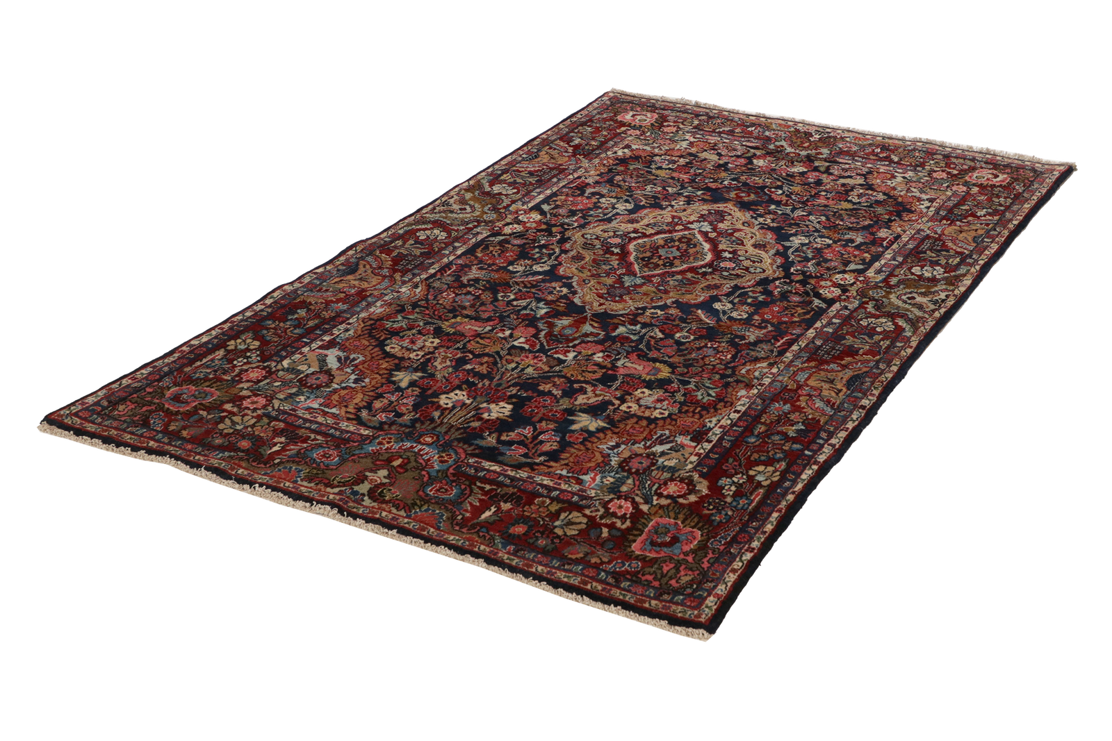 Ekbatan — Handgefertigt, 199x120 cm, Rot, 100% Virgin Wool | View 7
