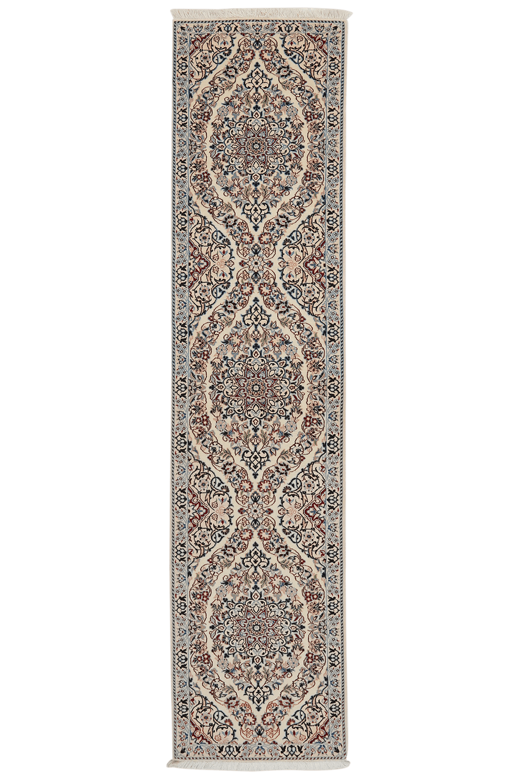 Nain 6La — Hand-knotted, 49x212 cm, Beige, 100% Virgin Wool | Main view