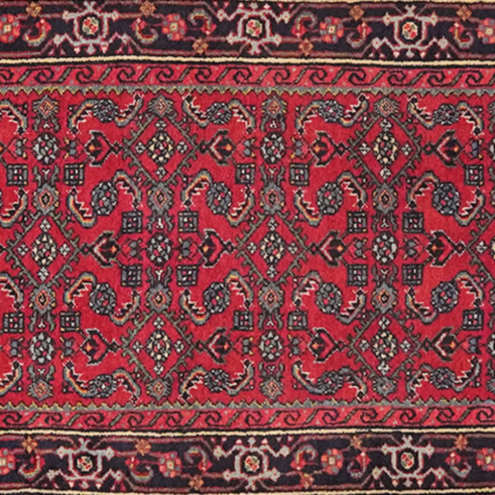 Indjelass — Hand-knotted, 84x614 cm, Red, 100% Virgin Wool | View 4