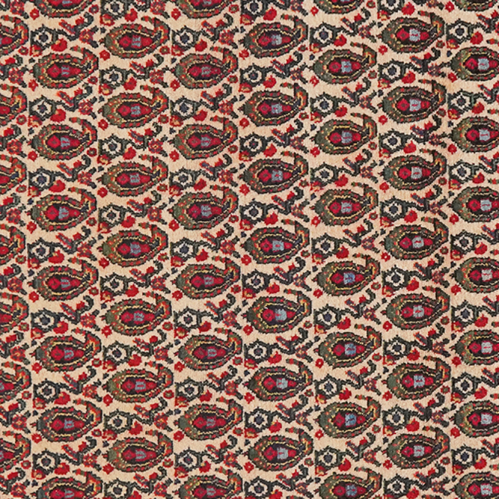 Senneh — Handgefertigt, 168x123 cm, Blau, 100% Virgin Wool | View 5