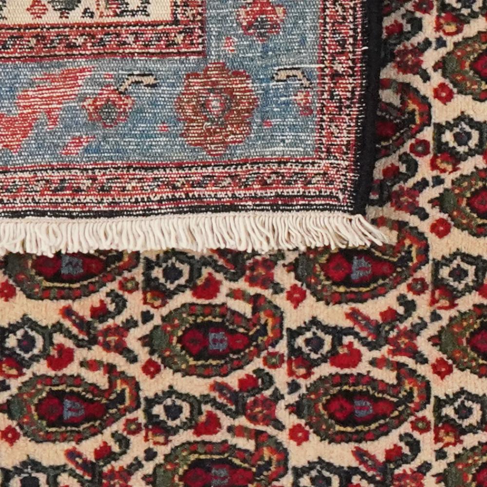 Senneh — Handgefertigt, 168x123 cm, Blau, 100% Virgin Wool | View 7