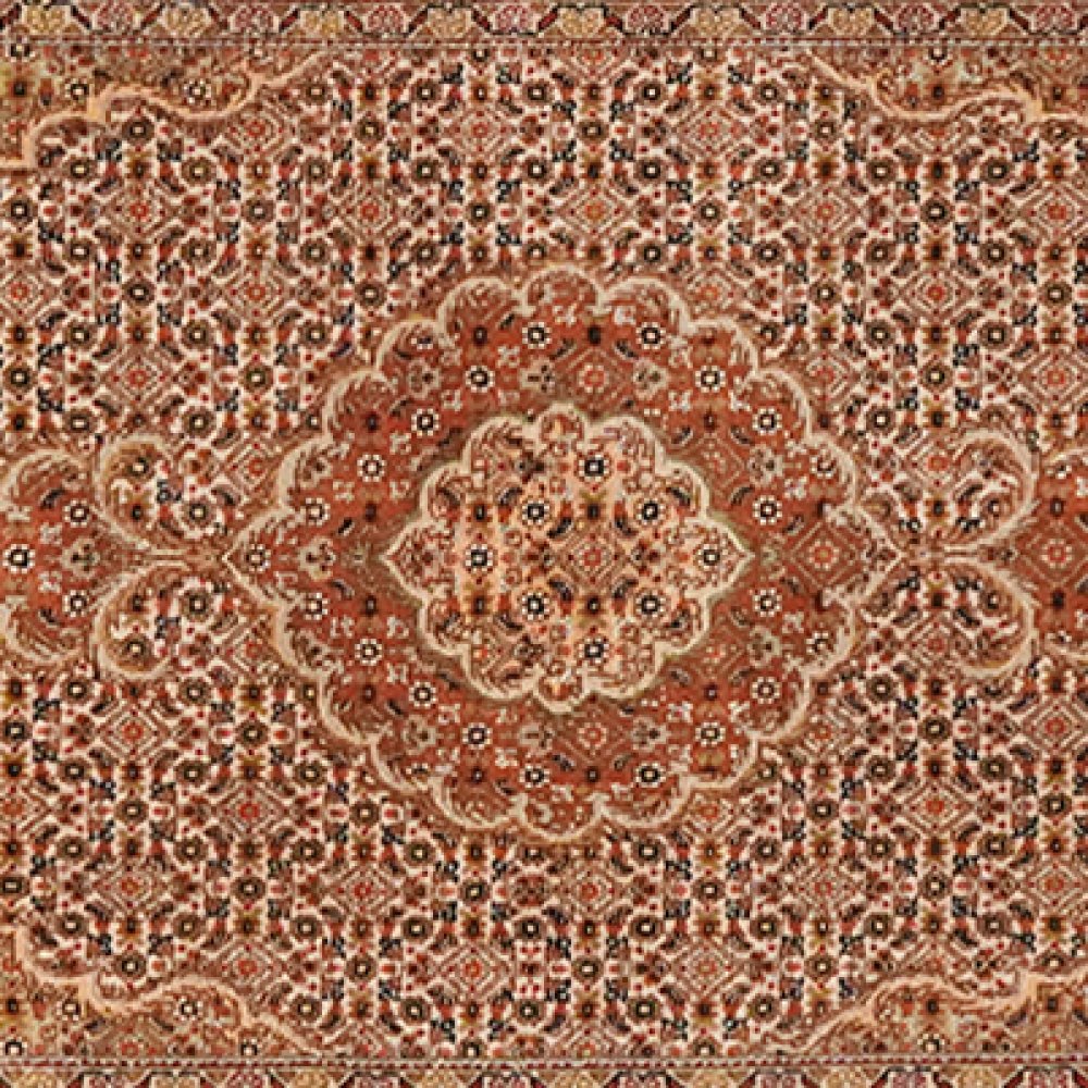 Tabriz 50 Raj — Hand-knotted, 80x301 cm, Brown, 100% Virgin Wool | View 4
