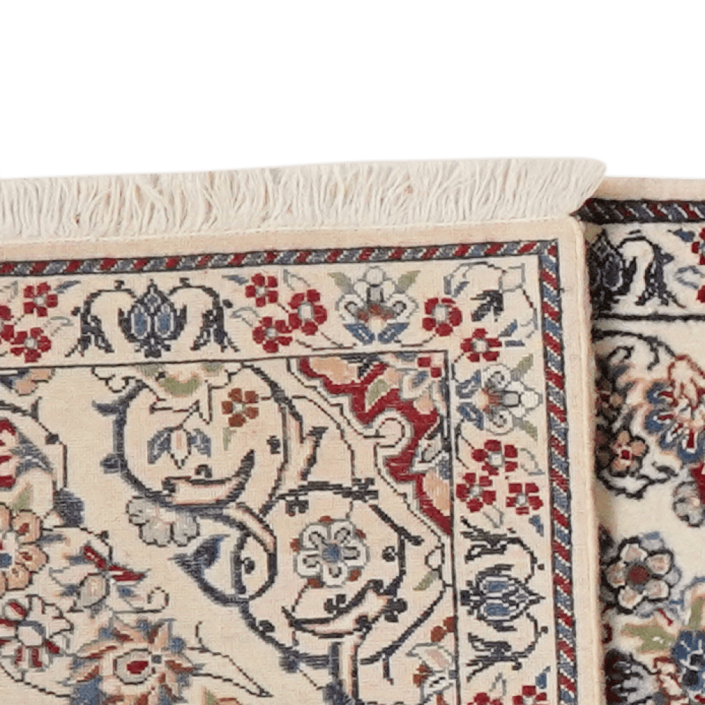 Nain 6La — Hand-knotted, 49x209 cm, Beige, 100% Virgin Wool | View 6