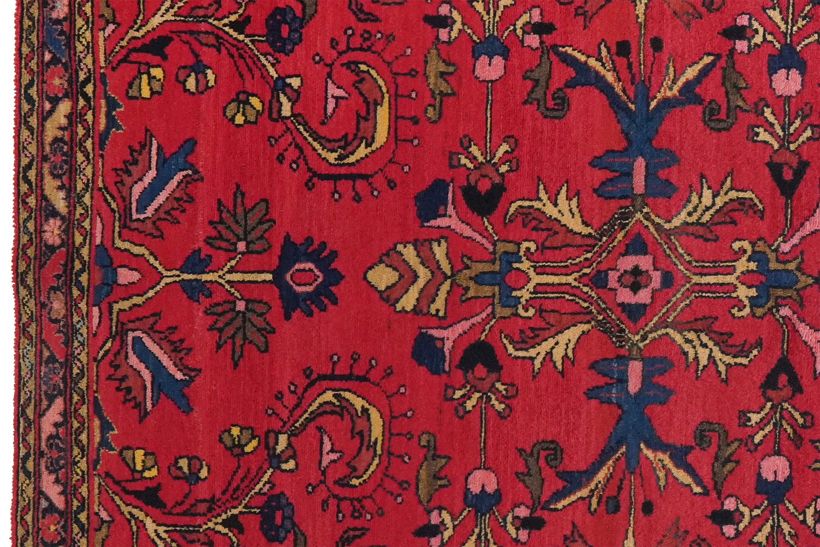 Armanibaf — Handgefertigt, 139x112 cm, Blau, 100% Virgin Wool | View 4