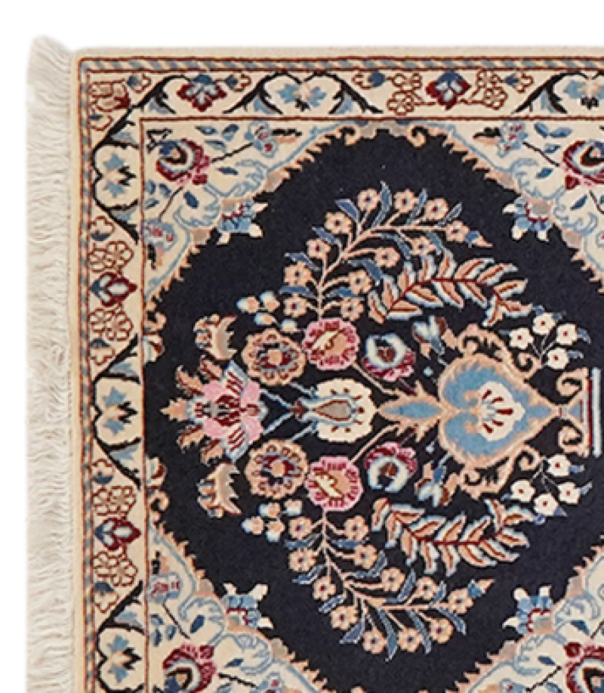 Nain 6La — Handgefertigt, 211x49 cm, Beige, 100% Virgin Wool | View 4