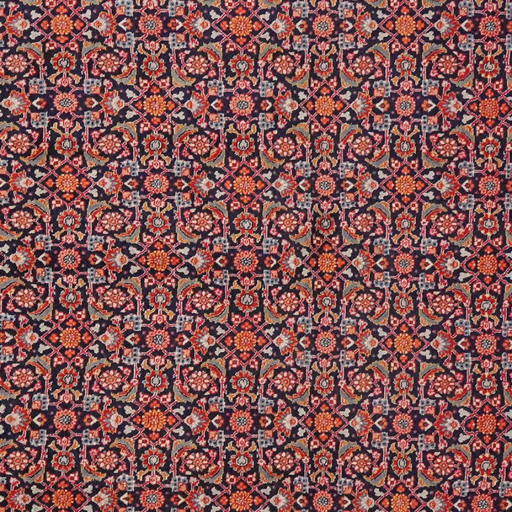 Tabriz 40 Raj — Hand-knotted, 200x202 cm, Blue, 100% Virgin Wool | View 4