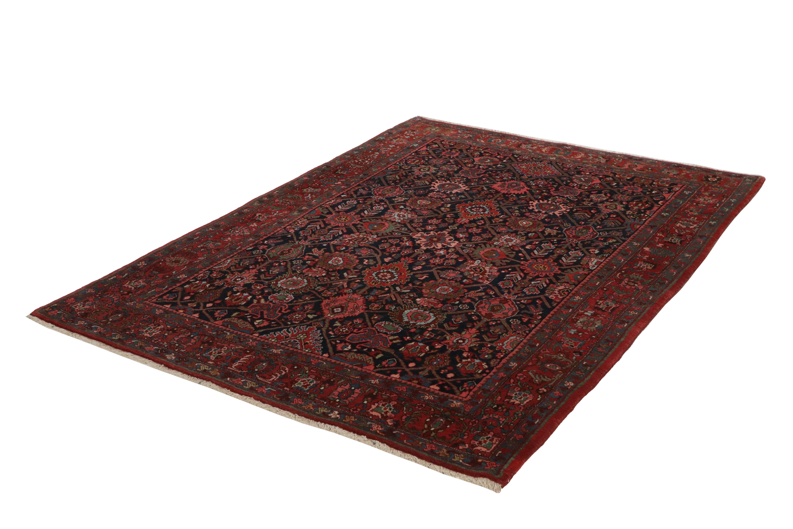 Bidjar — Handgefertigt, 212x146 cm, Rot, 100% Virgin Wool | View 7