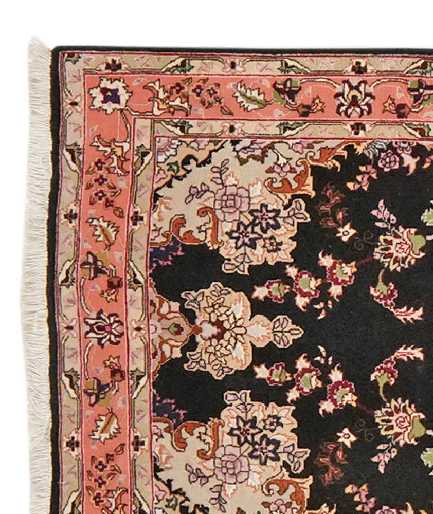 Tabriz 50 Raj — Handgefertigt, 220x79 cm, Rosa, 100% Virgin Wool | View 4