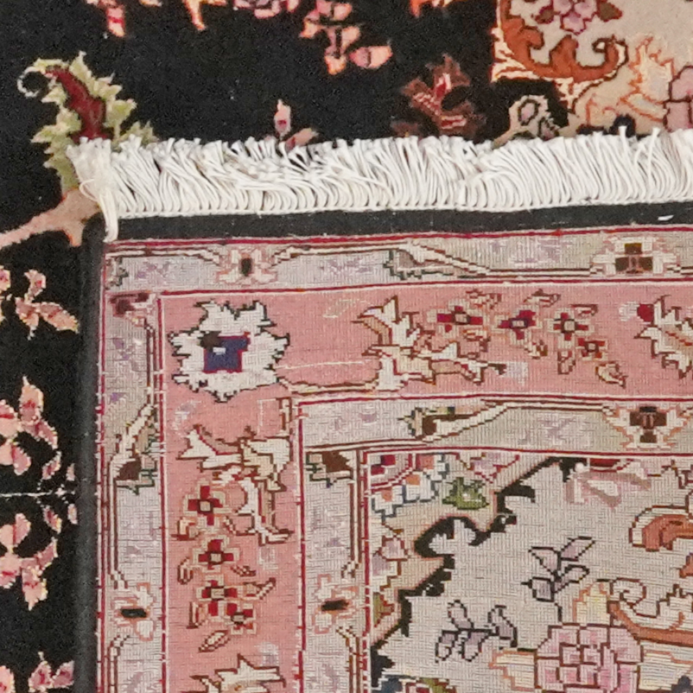 Tabriz 50 Raj — Handgefertigt, 220x79 cm, Rosa, 100% Virgin Wool | View 7