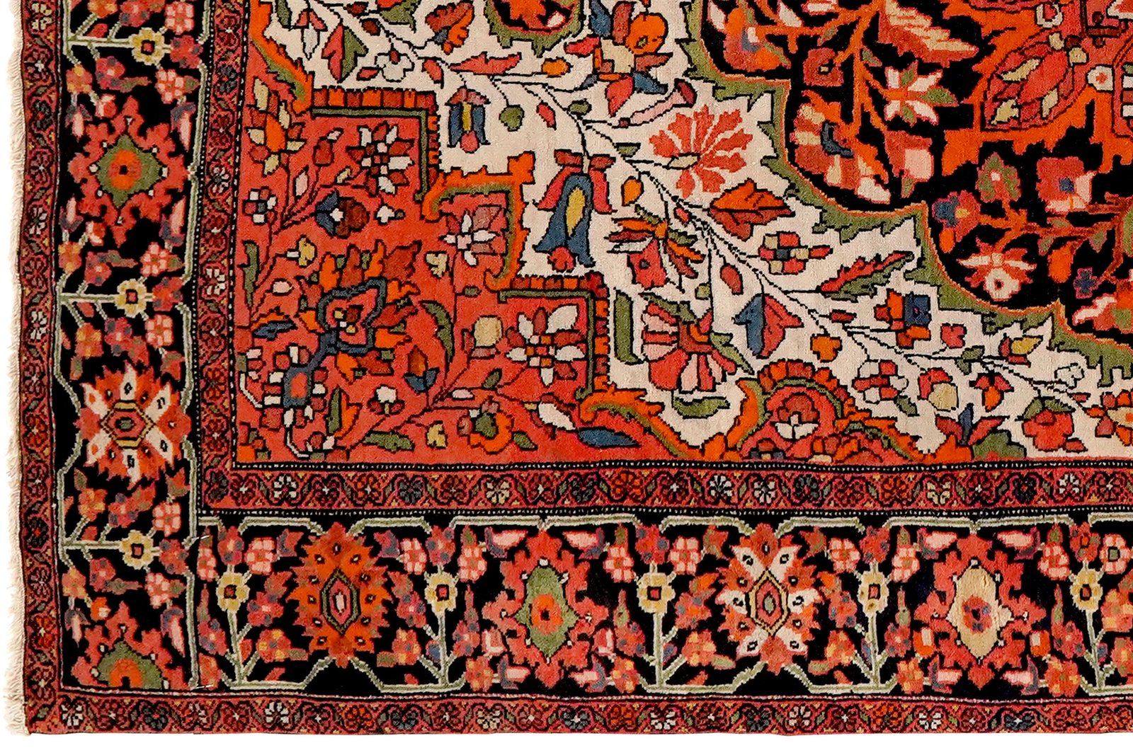 Farahan — Hand-knotted, 104x152 cm, Beige, 100% Virgin Wool | View 3