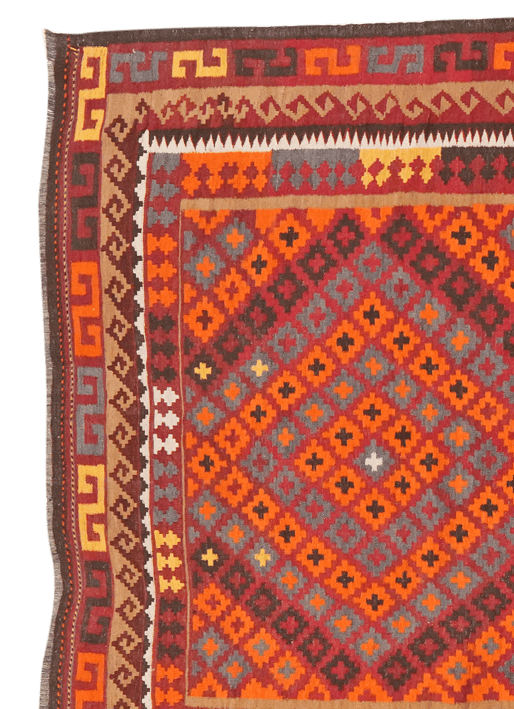 Kelim Belutch Old — Handmade, 200x326 cm, Multicolor, 100% Virgin Wool | View 3