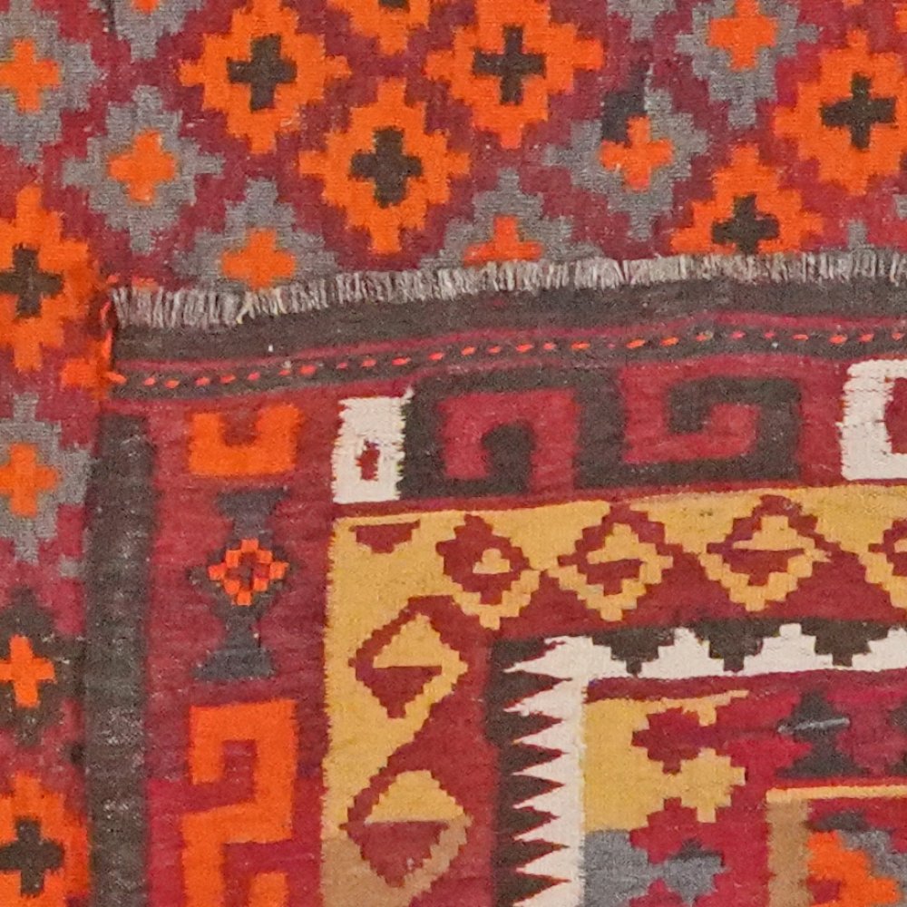 Kelim Belutch Old — Handmade, 200x326 cm, Multicolor, 100% Virgin Wool | View 6