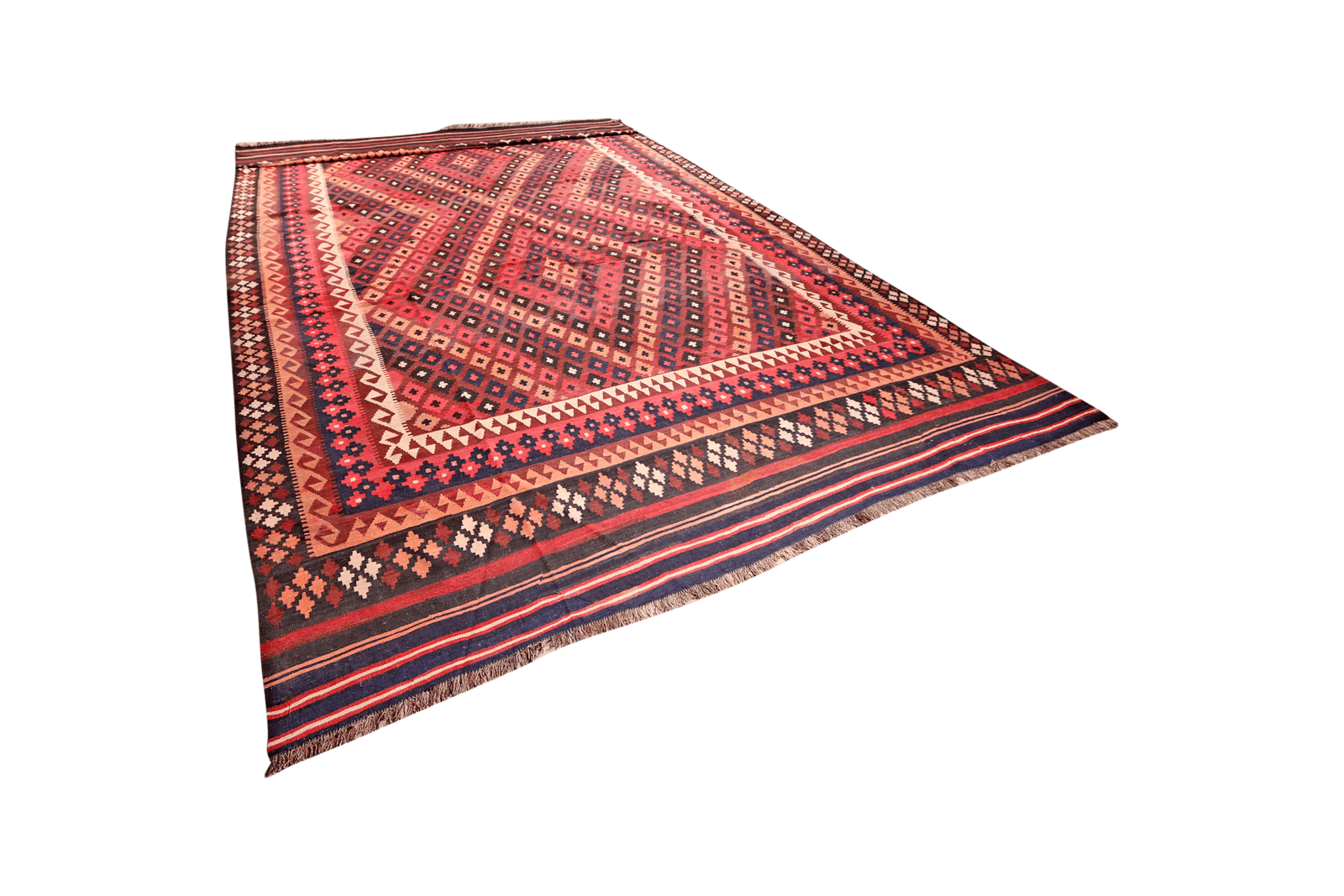 Kelim Belutch Old — Handmade, 314x515 cm, Red, 100% Virgin Wool | View 5