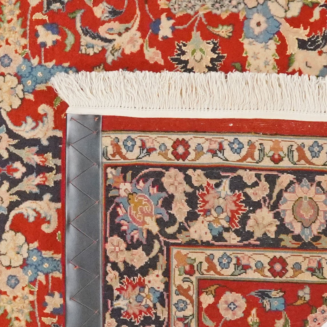 Semnan — Hand-knotted, 108x156 cm, Red, 95% Schurwolle, 5% Seide | View 6
