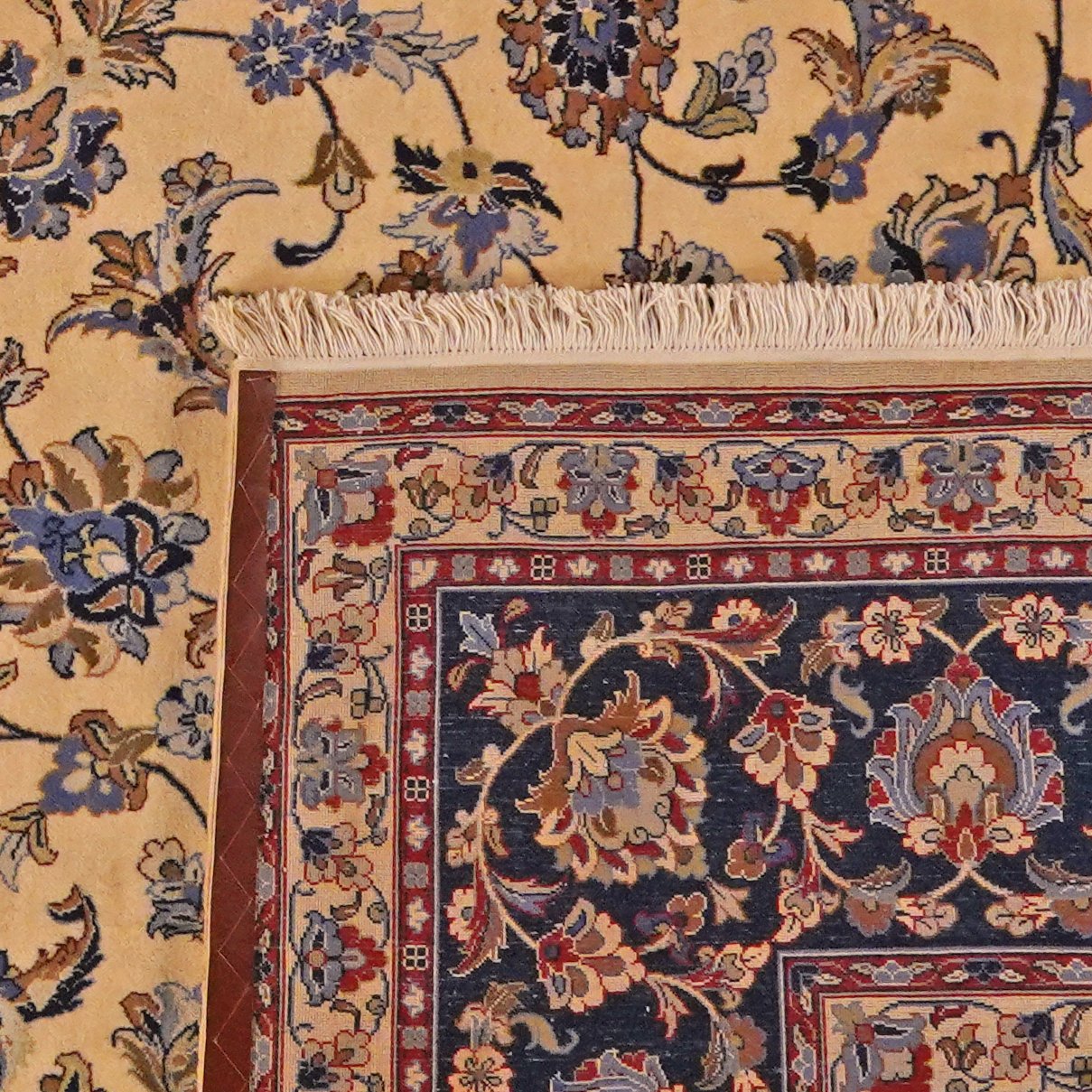 Kashan — Hand-knotted, 310x349 cm, Brown, 100% Virgin Wool | View 6