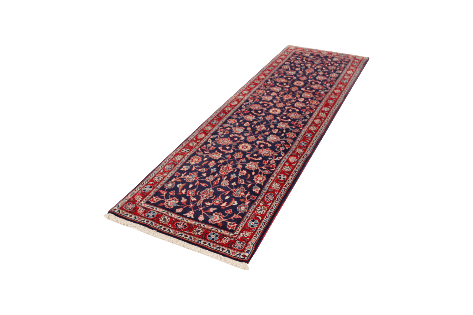 Ardakan — Hand-knotted, 75x270 cm, Blue, 100% Virgin Wool | View 5